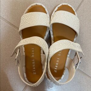 Gianni Bini Cream Studded Sandals